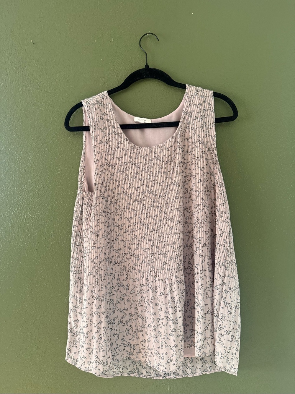 Pleione Mauve Pink Sleeveless Top